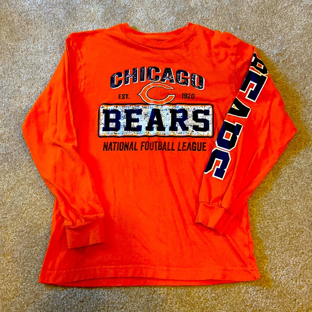 NFL team apparel youth Chicago bears long sleeve T-shirt